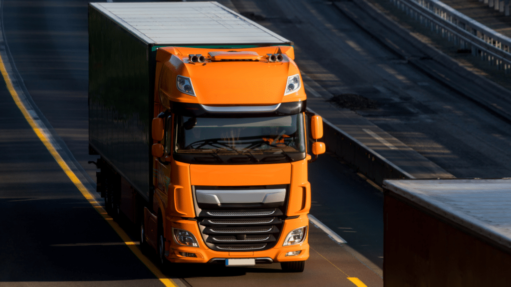 closed truck-transport