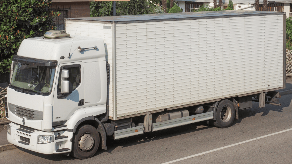 closed trucking transport