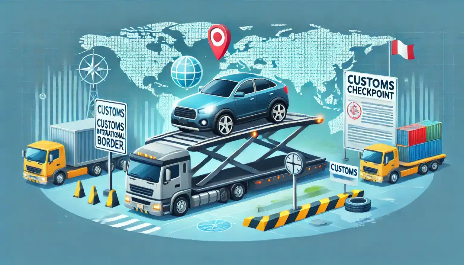 expédition voiture transfrontalière