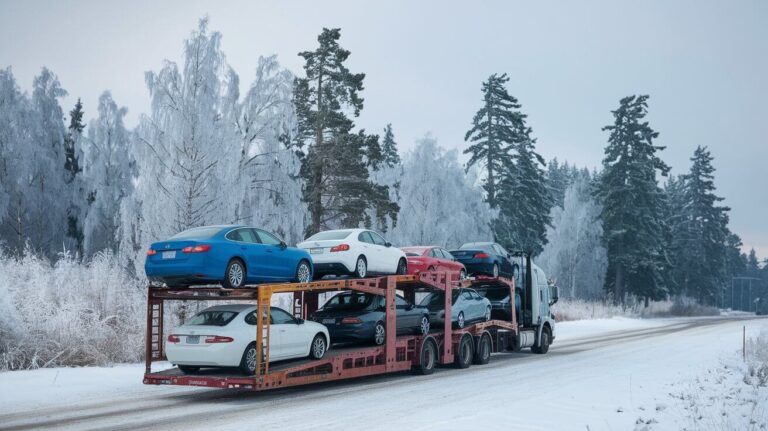 How the Canadian Winter Impacts Cross-Border Car Transport Timing
