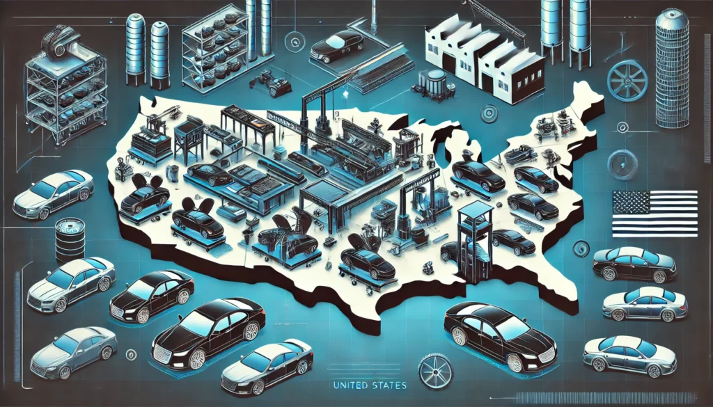Where are cars sold in the United States made