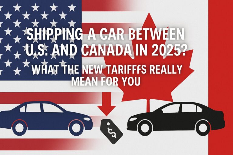 Shipping a Car Between U.S. and Canada in 2025? What the New Tariffs Really Mean for You
