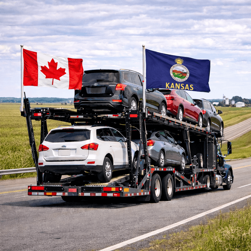 Kansas to Canada Auto Transport