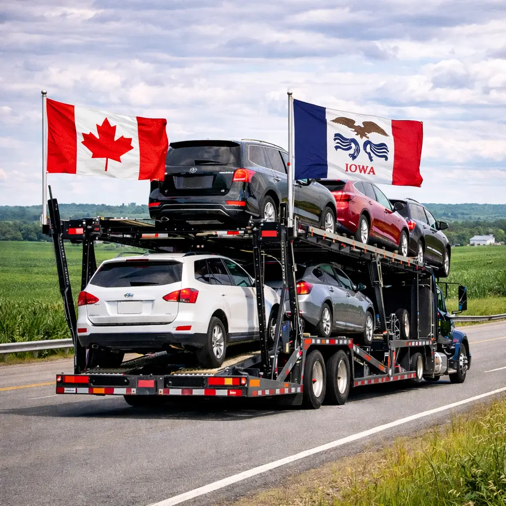 Realistic highway landscape