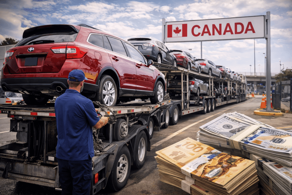 Average Price to Ship a Car to Canada