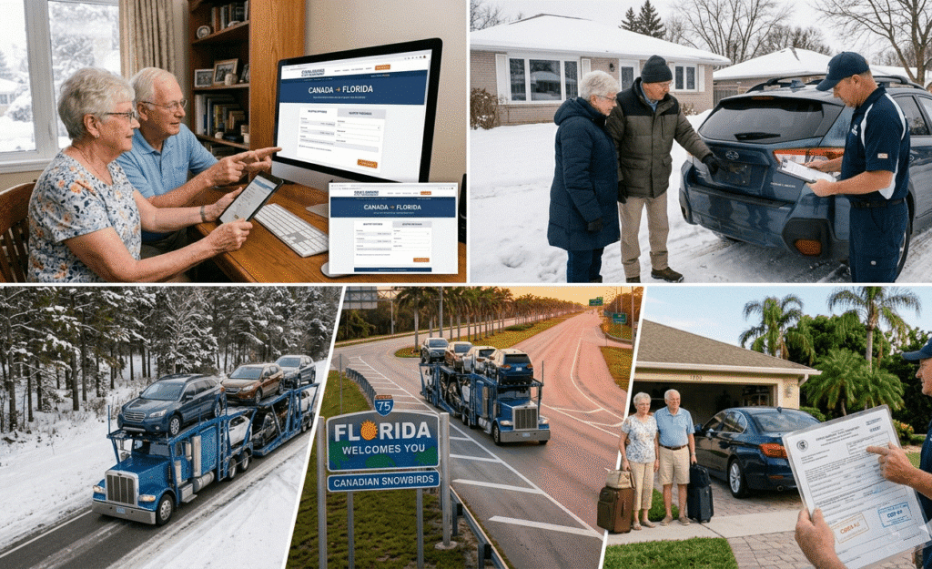 How Canada to Florida snowbird shipping works