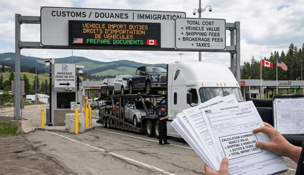 How shipping and brokerage affect the total