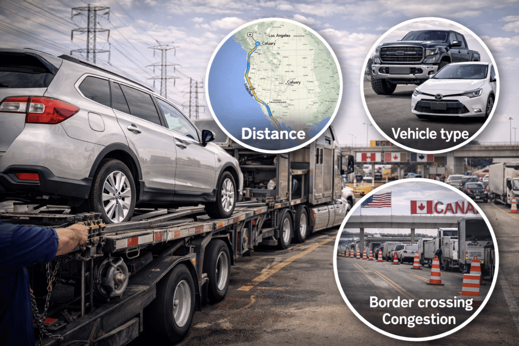 What affects the cost on this cross border route