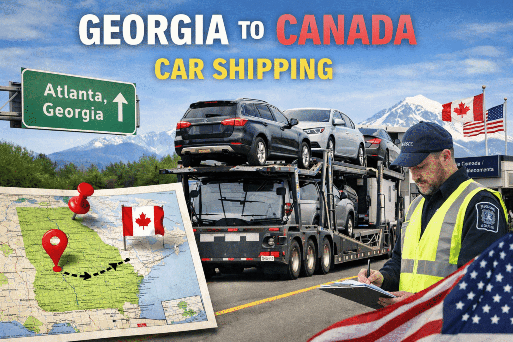 How Georgia to Canada car shipping works